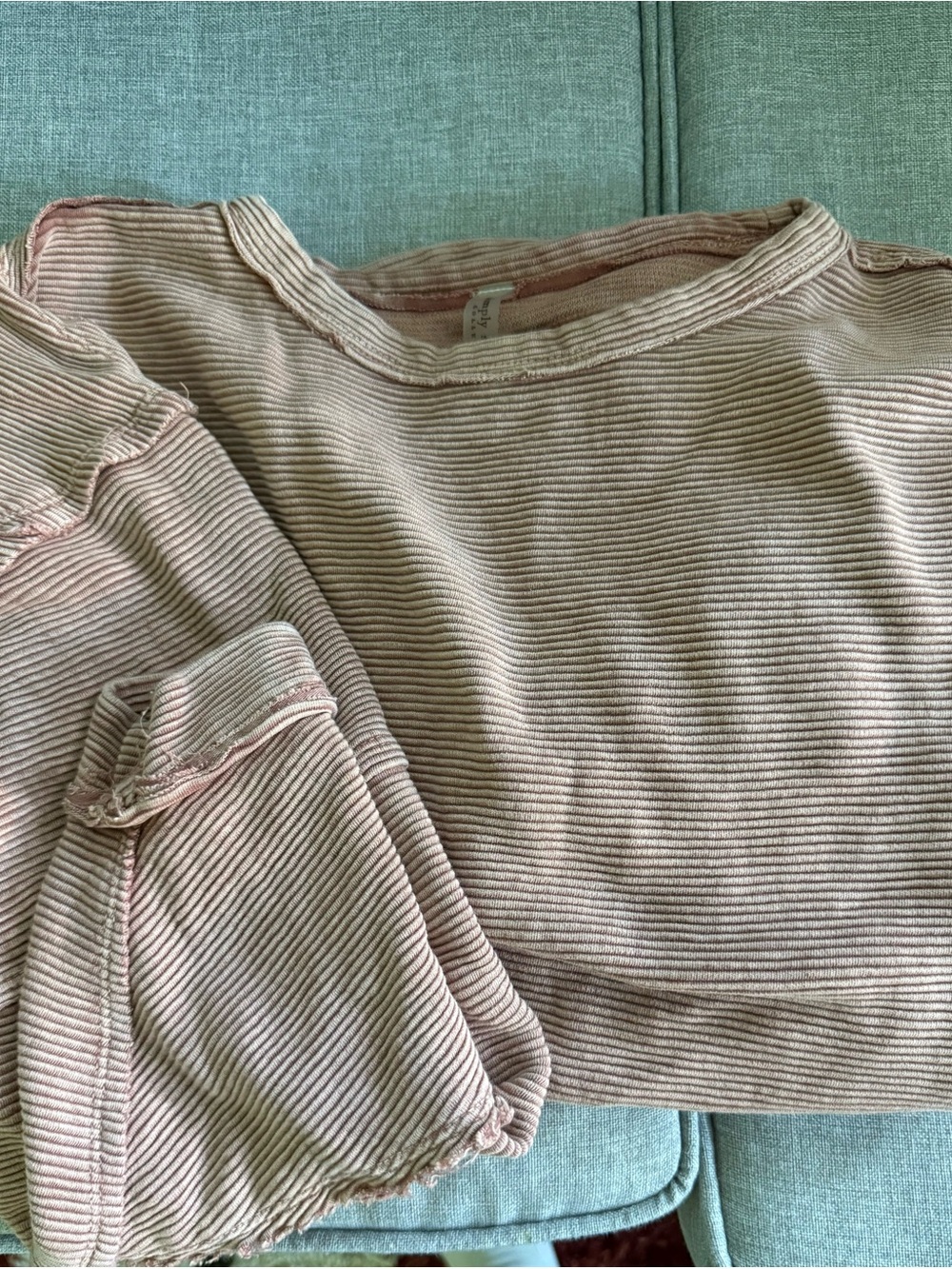 Simply Southern Ribbed Crewneck Sweater in Tan
